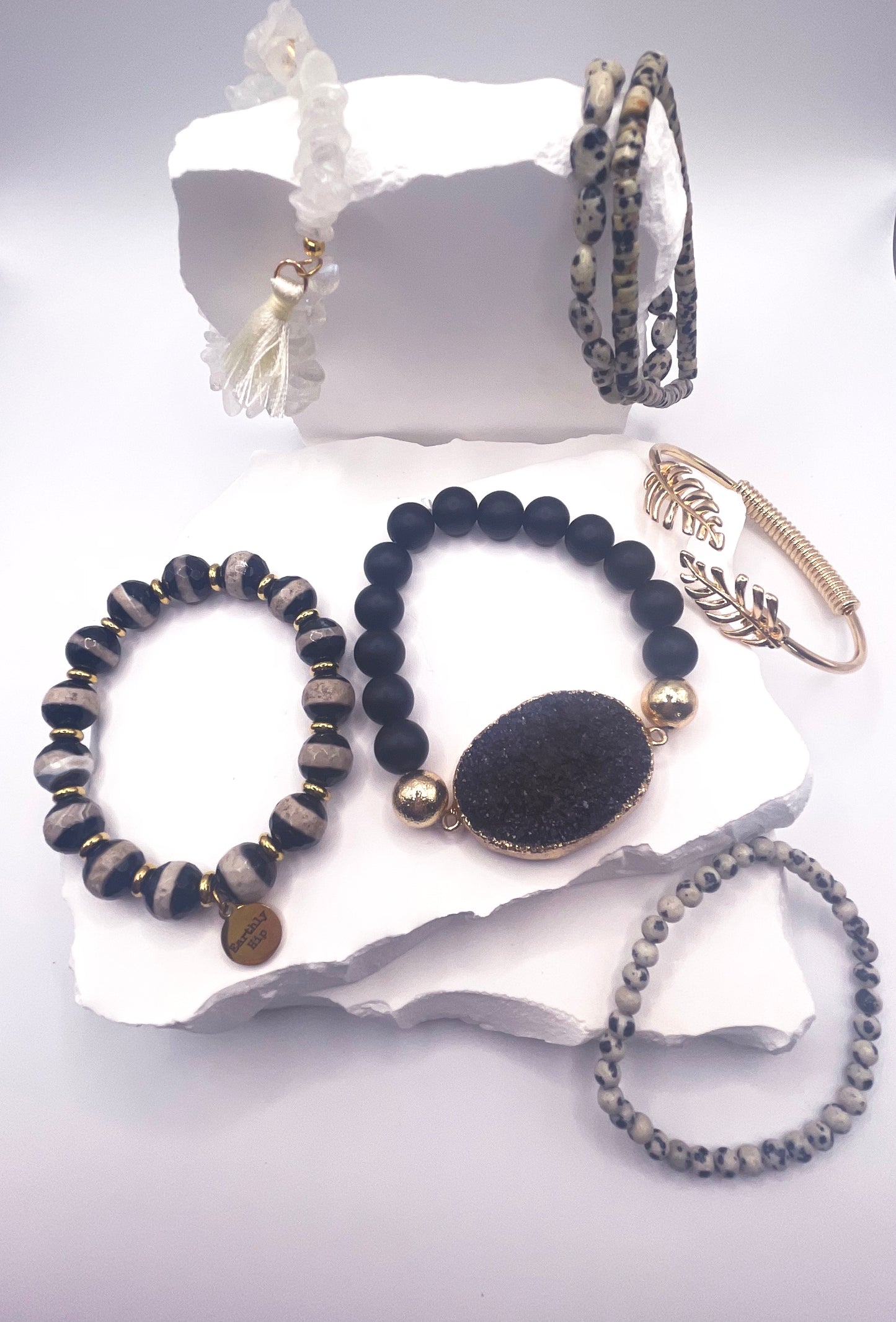 Smoky Stacked Bracelet Set