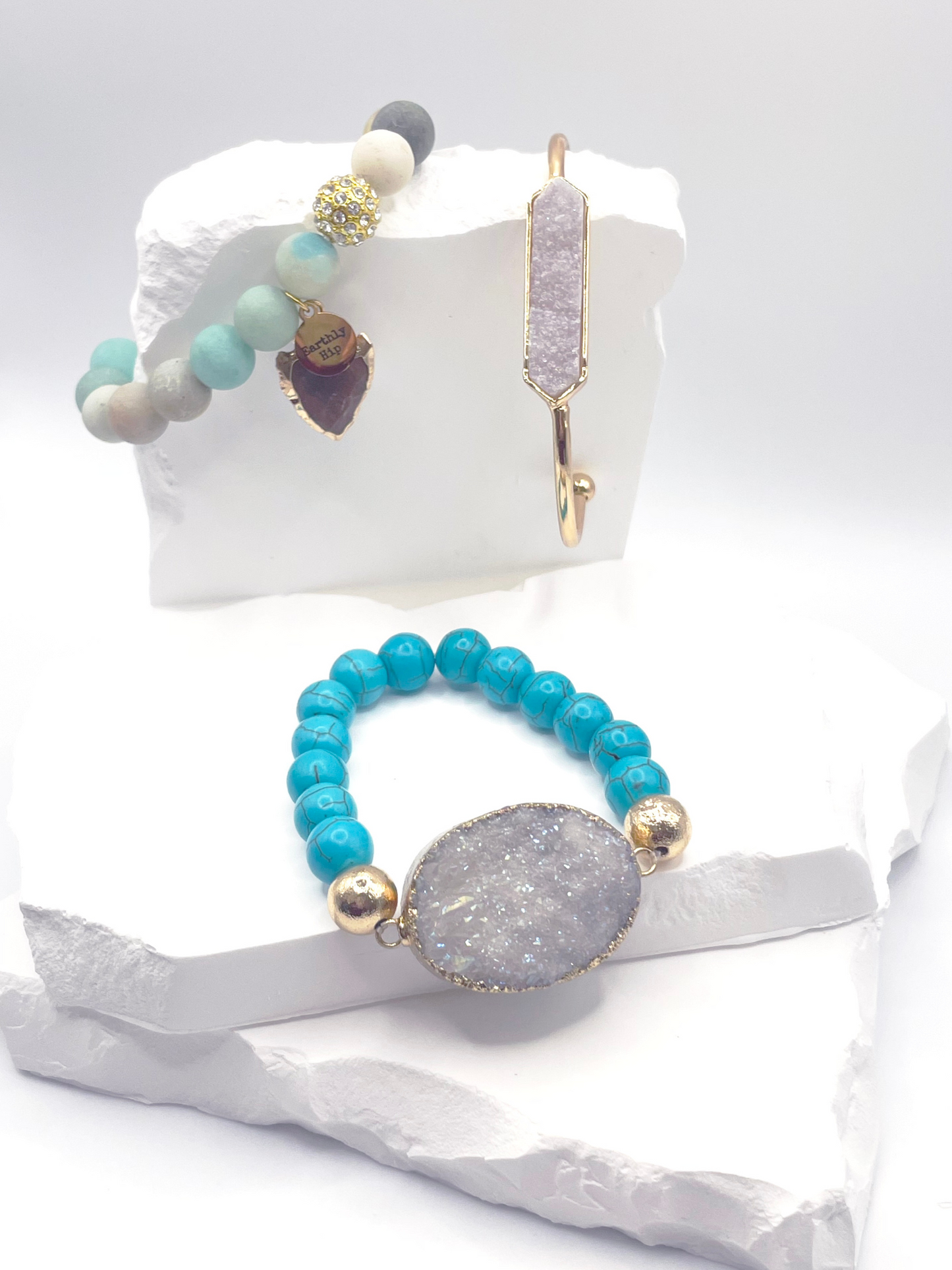 Alana Turquoise Stack Bracelet Set