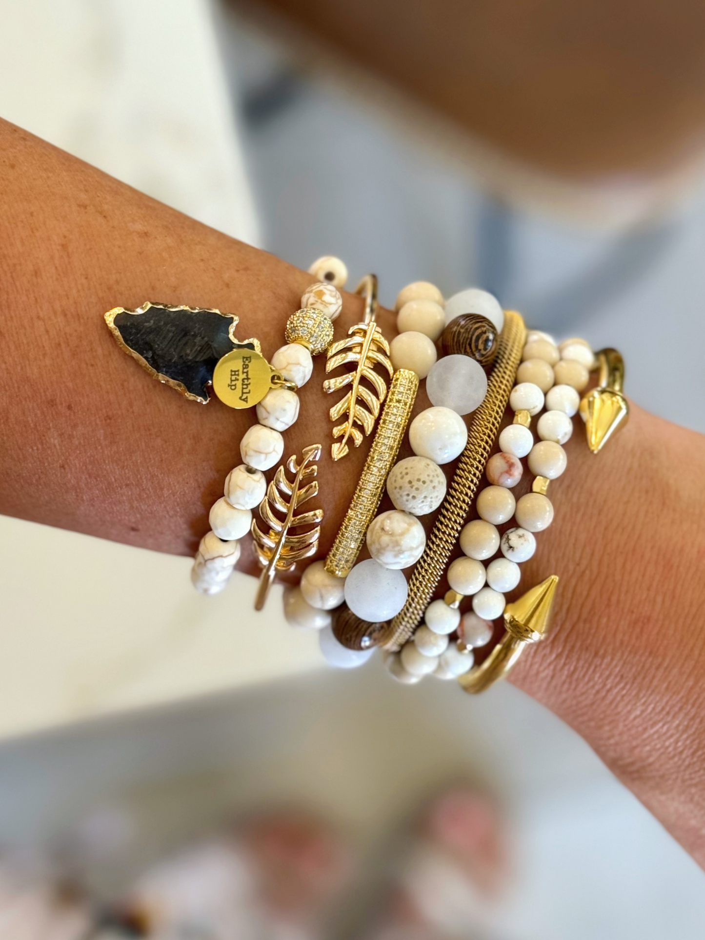 Riverstone Stack Bracelet Set